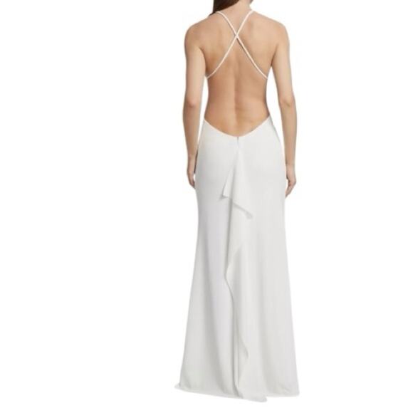 Ronny Kobo X Free People White Backless Gown Small - Picture 3 of 14